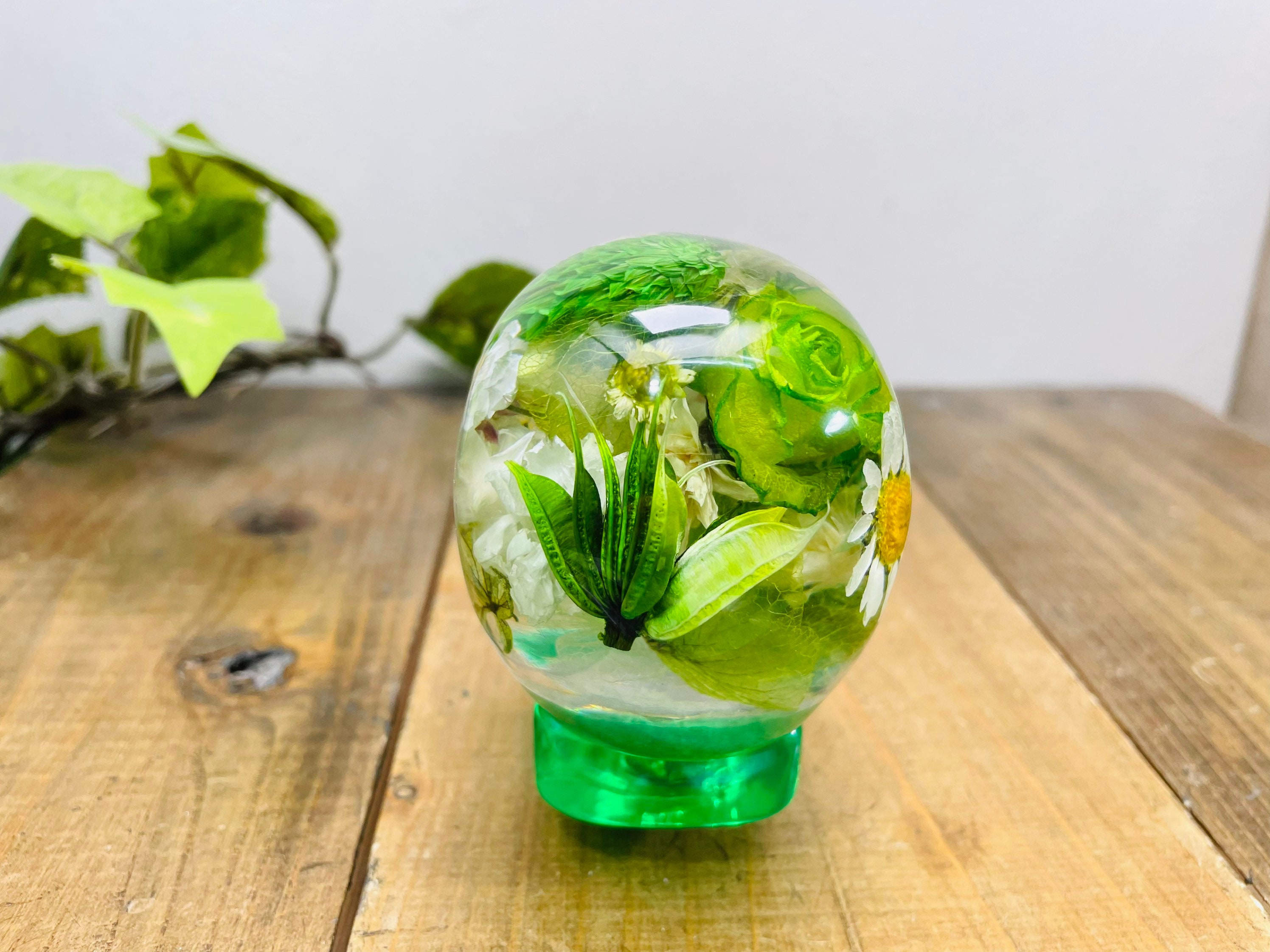 Underwater Flower Shift Knob Skull Flower Garden Green Etsy