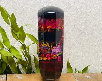 Submerged Flower Shift Knob: Small Flowers and Red Spider Lily