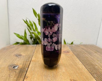 Underwater Flower Shift Knob - Night Cherry Blossoms