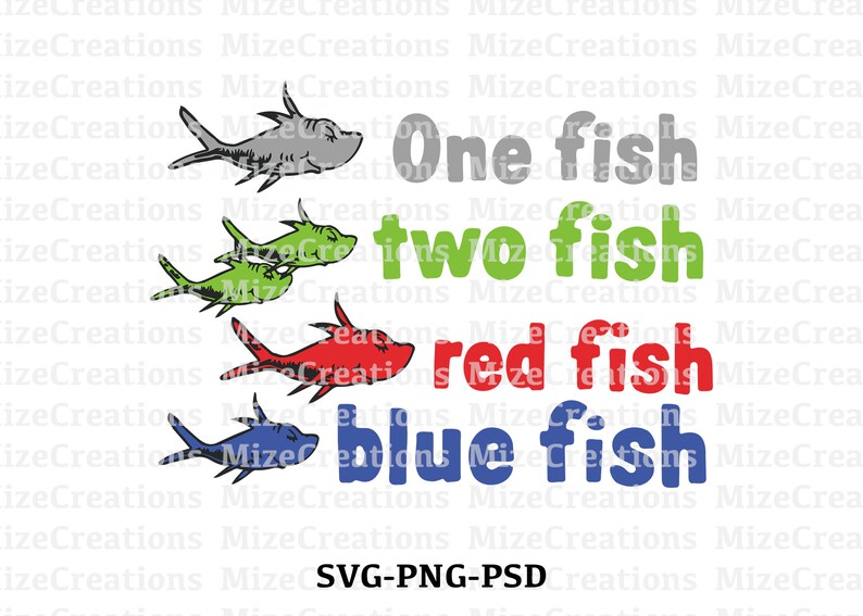 Download Dr Seuss Day Svg Dr Seuss Svg Dr Seuss Cut File One Fish Two Fish Red Fish Blue Fish Svg One Fish Two Fish File One Fish Two Fish Svg Clip Art