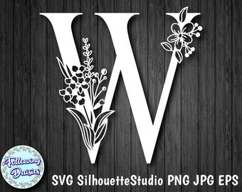 Download Decorative Letter W Etsy