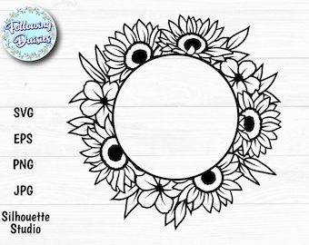 Free Free 76 Sunflower Circle Border Svg SVG PNG EPS DXF File