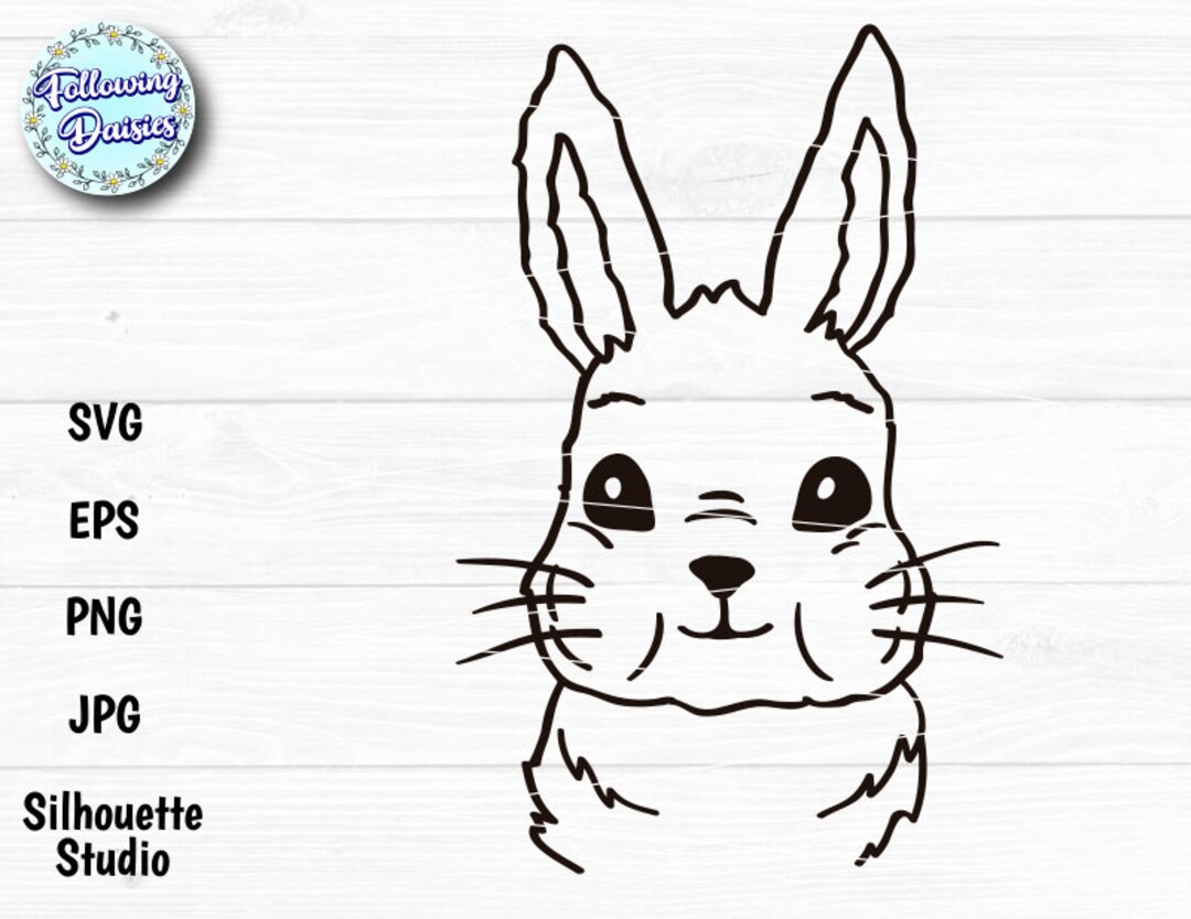 RABBIT SVG, Easter Bunny, Rabbit Cut File, Rabbit Easter, Bunny Face