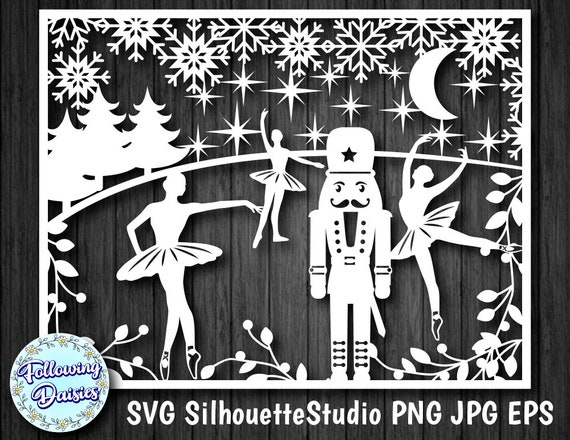 Download The Nutcracker In Svg Nutcracker Ballet Christmas Templates Etsy