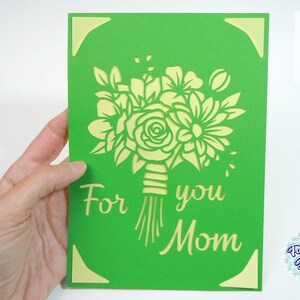CARTÃO DE DIA DAS MÃES SVG, cartão de feliz dia das mães svg, cartão de dia das mães Cricut svg, arquivos svg de mãe, arquivos Svg para cricut e silhueta