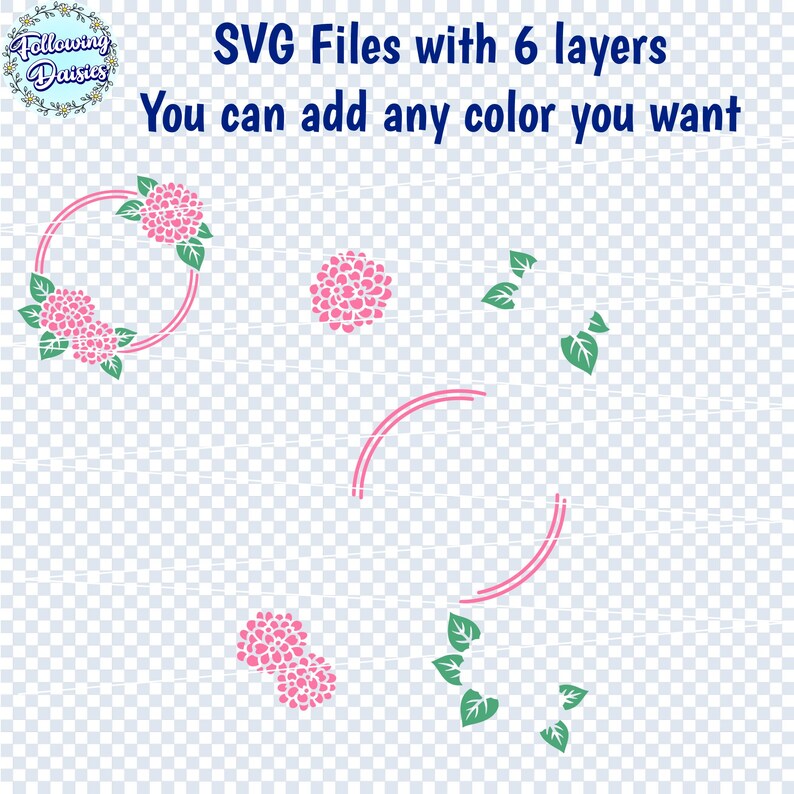 Floral Mama SVG, Hydrangea Frame, Mother’s Day Cut File for Cricut ...
