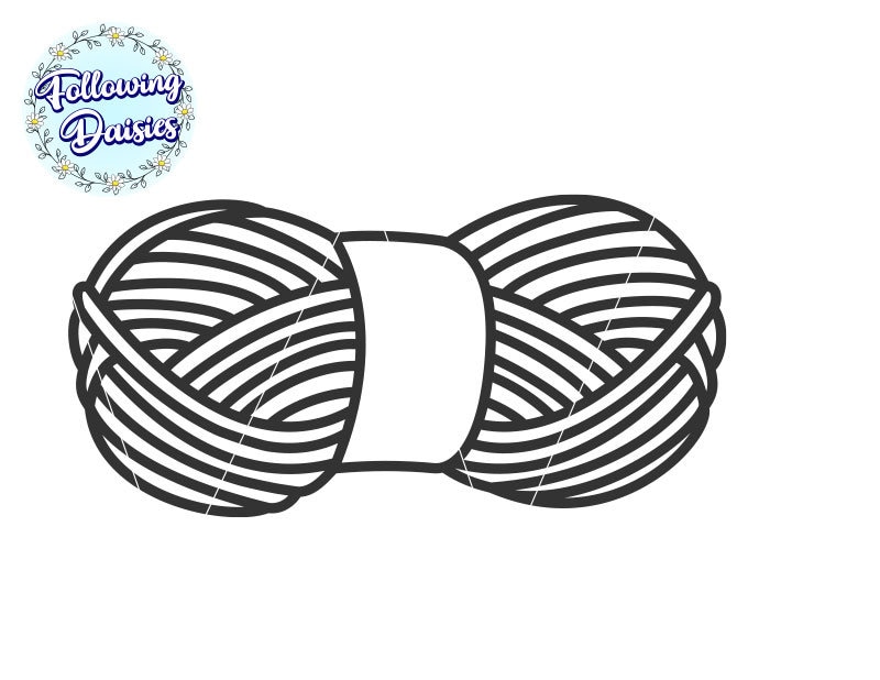 KNITTING WOOL SVG Ball of wool Knitting needle Knitter | Etsy