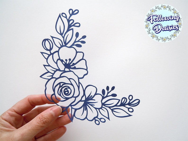 Free Free 230 Silhouette Cameo Silhouette Flower Border Svg SVG PNG EPS DXF File