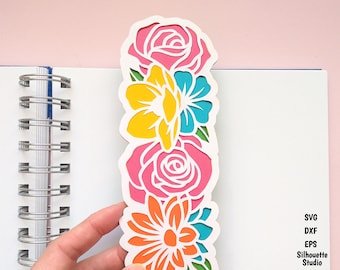 Lesezeichen Lesezeichen SVG: Schnittdatei für Cricut & Silhouette