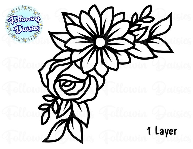 Free Free 230 Silhouette Cameo Silhouette Flower Border Svg SVG PNG EPS DXF File