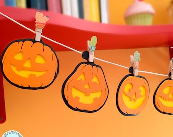 ハロウィンのジャック・オー・ランタン SVG：カボチャのシルエット