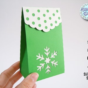KERST Geschenkdoos sjabloon, kerstdoos SVG, geschenkdoos sjabloon, Svg-bestand voor cricut en silhouet, papier gesneden sjabloon