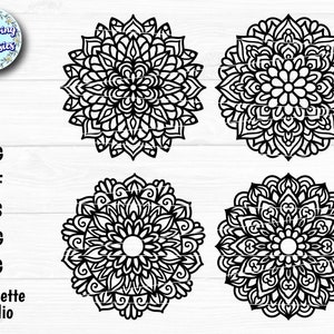 MANDALAS SVG, plik svg mandali dla cricut, wektor mandali, pakiet svg mandali, pliki svg dla cricut i sylwetki, natychmiastowe pobieranie