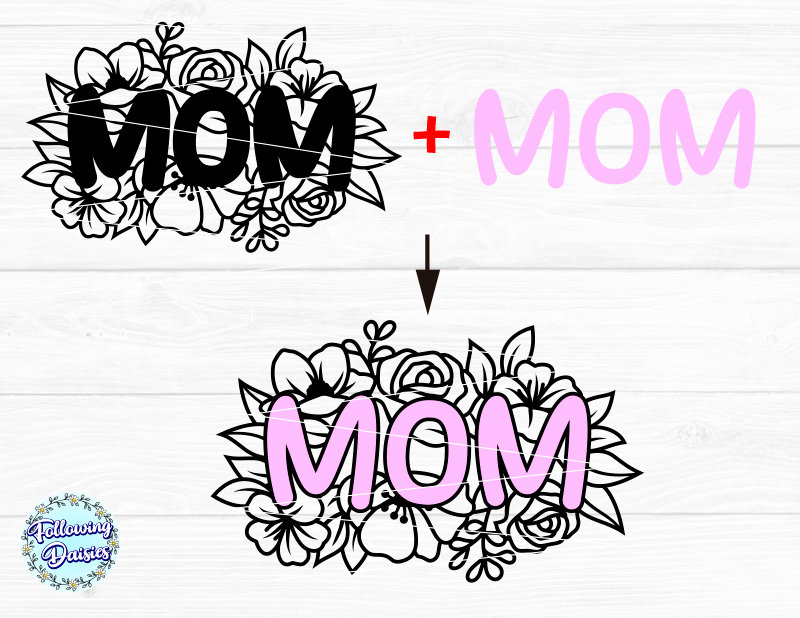 MOM SVG, Flowers, Love, Mothers Day Svg, Cricut Mothers Day Svg ...