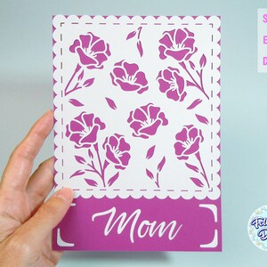 MOTHERS day CARD SVG, Happy Mothers day card SVG, Cricut Mothers Day Card SVG, file SVG mamma, file Svg per cricut e silhouette