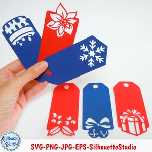 GIFT TAGS in SVG format No2, Christmas tags, Christmas, Christmas decoration, Svg files for Cricut and Silhouette, Paper cut template