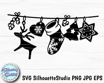 CHRISTMAS decoration SVG, Christmas svg, Christmas ornamets, Christmas cut files, Svg files for Cricut and Silhouette