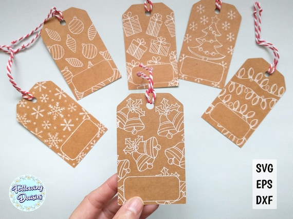 CHRISTMAS gift TAGS SVG, Christmas tags, Cricut Christmas tags, Christmas gift tag svg files, Svg files for Cricut and Silhouette