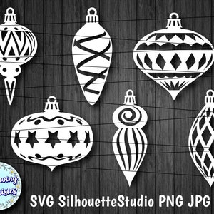 CHRISTMAS BALLS in SVG No.5, Christmas decorations, Christmas bulbs, Christmas ornamets, Svg files for Cricut and Silhouette