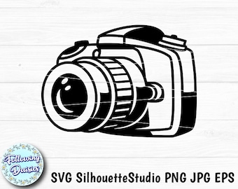 CAMERA in SVG, Photo Camera, Photographer, Photography, Camera silhouette, Svg files for cricut and silhouette, Paper cut template