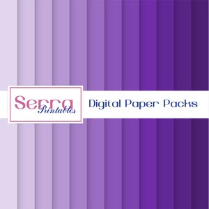 Shades of Grape Digital Paper pack