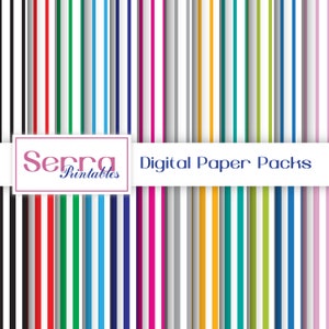 Seamless Stripe Basic Patterns, Seamless Stripes Digital paper, Seamless Textures, Seamless Stripes Scrapbooking Paper