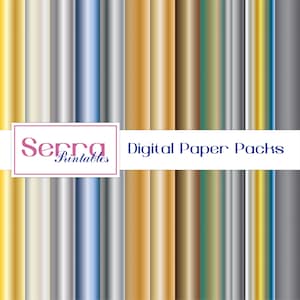 Seamless metallic patterns, Seamless metallic digital paper, Seamless metallic textures