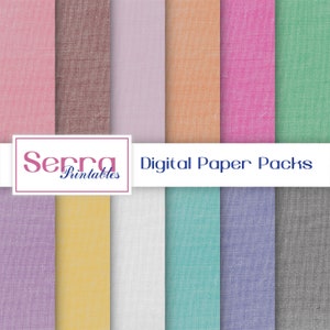 Plain Fabric Patterns, Fabric Digital paper, Fabric Textures