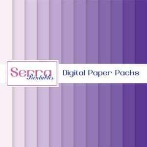 Shades of Purple Digital Paper pack
