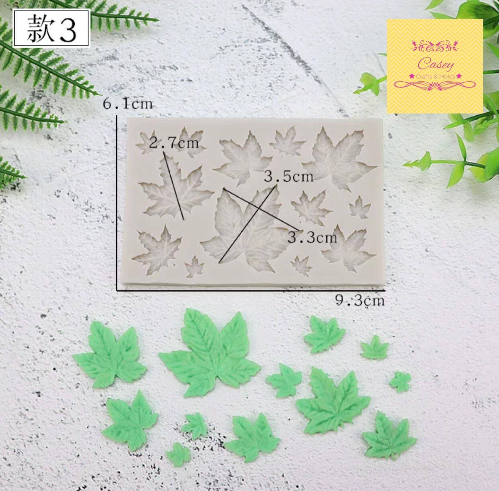 Various leaf silicone mold leaf silicone mould leaf mould Etsy