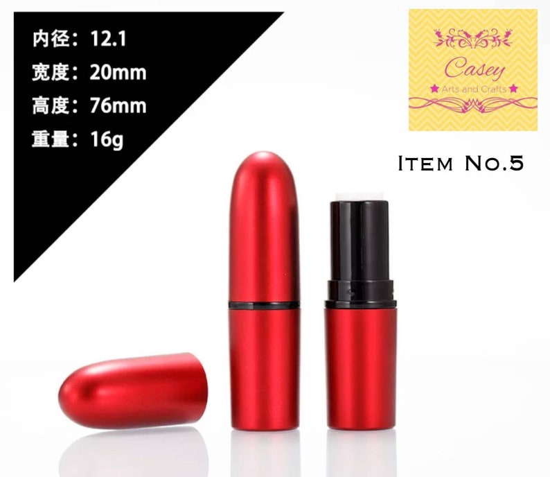 DIY Various Bullet Shaped Lipstick Empty Tube Metal Lipstick Etsy