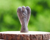 Blue Aventurine Angel Natural Handmade Carved Amethyst Angel Crystal Statue Feng Shui Home Decor Gemstone Reiki Healing Stone 2 quot Approx