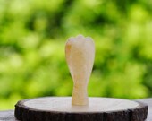 YELLOW AVENTURINE Angel l Natural Handmade Carved Amethyst Angel Crystal Statue Feng Shui Home Decor Gemstone Reiki Healing Stone 2 quot Approx