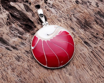 Handmade Nautilus Shell Pendant: Sterling Silver Ocean Jewelry