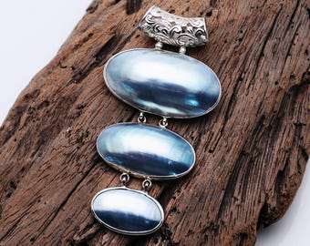 Sterlingzilveren nautilusschelphanger: Balinese oceaansieraden