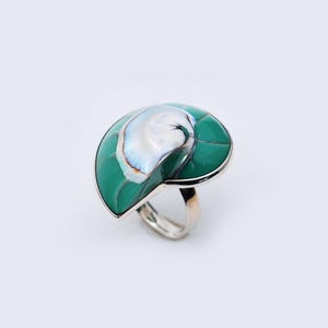 Nautilussnäcka Sterling Silverring Handgjorda Smycken