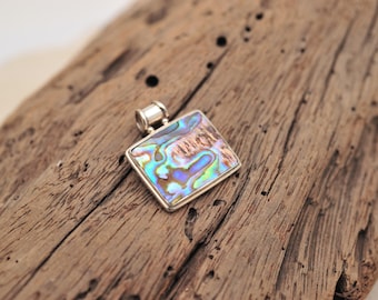 Handmade Paua Abalone Shell - 925 Sterling Silver