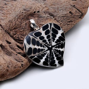 Shell Pendant with 925 Sterling Silver, Handmade Jewelry
