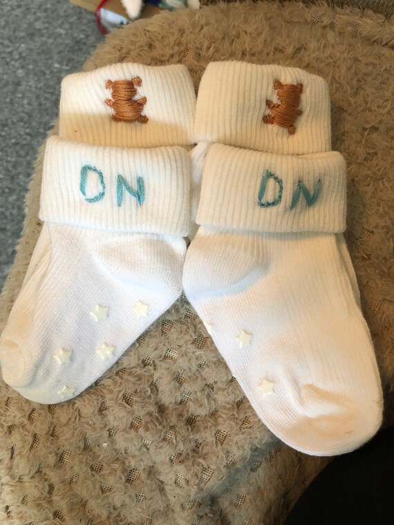 personalised baby socks