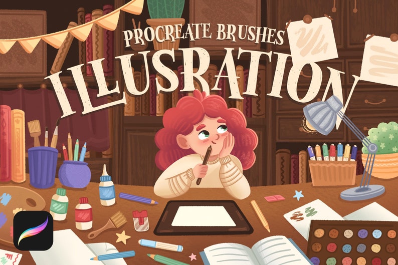 15 Illustration Procreate Brushes Instant Digital Download - Etsy