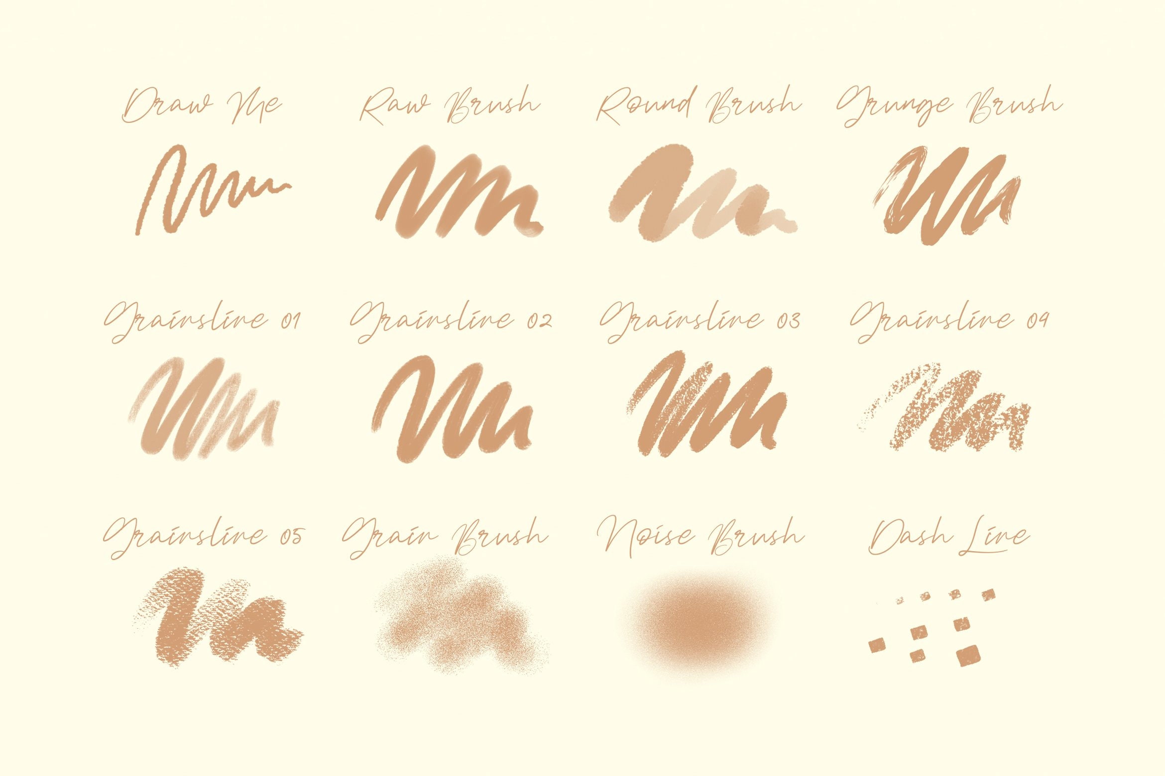 15 Illustration Procreate Brushes Instant Digital Download - Etsy