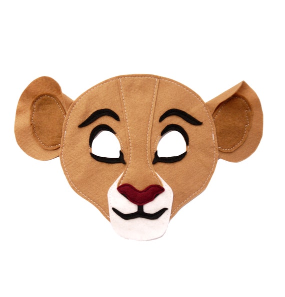 transatlántico Motear Trasplante Máscara de disfraz de cachorro de león para niños y adultos. - Etsy México