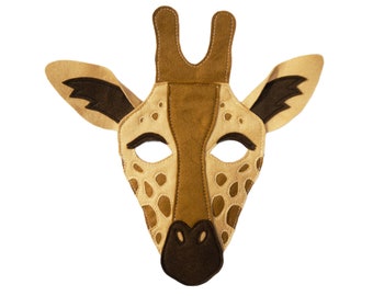 Giraffe costume mask, Children's Adult's mask, Christmas stocking gift, world book day