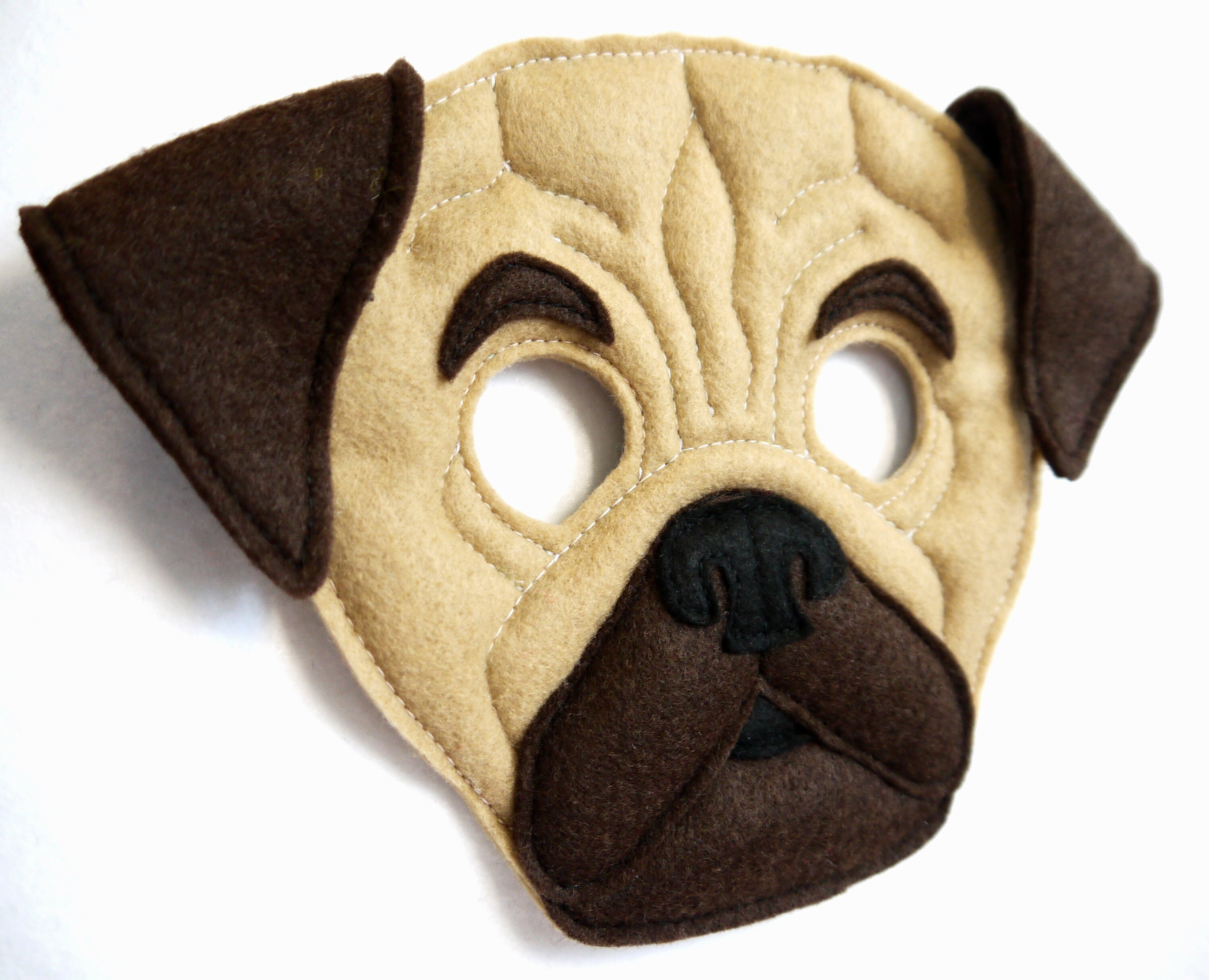 Pug costume mask Dog puppy boys girls Birthday gift adult and Etsy