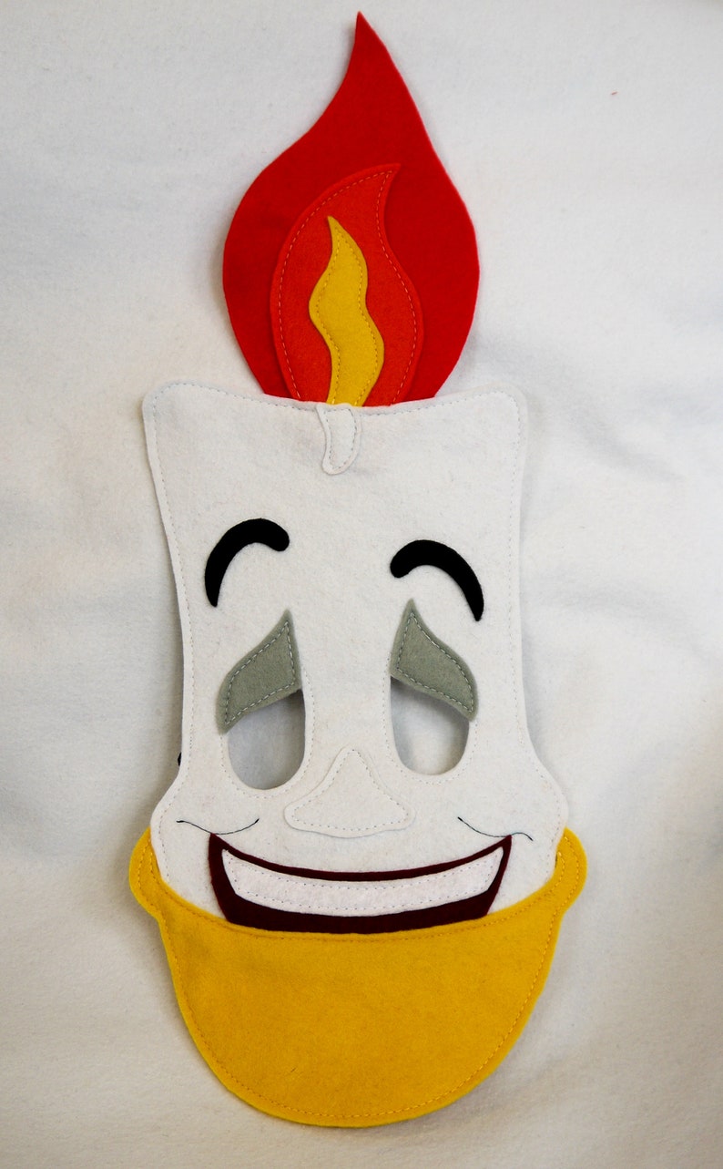 Candlestick costume mask / hands beauty and the beast World Etsy