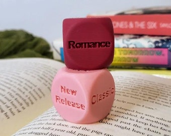 TBR Reading Dice Set, Genre Booktok Dice
