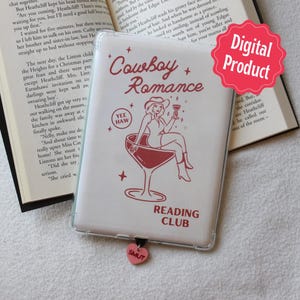 Cowboy Romance Kindle Insert PDF, Printable Kindle Insert, E-reader Insert, Small town romance, Kindle Insert, Cute Kindle Insert, Printable