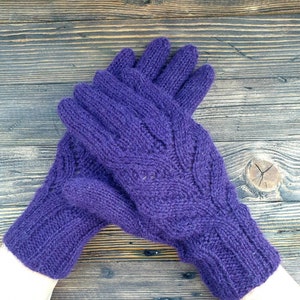 Alpaca Gloves, Winter mittens, Hand Knitted, Warm wool gloves, Ethical, Fair Trade Gift, woollen knit, eco friendly