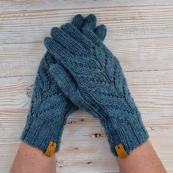 Gants d’alpaga, mitaines d’hiver, tricotés à la main, gants de laine chaude, éthique, cadeau du commerce équitable, tricot de laine, respectueux de l’environnement