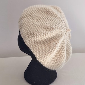 Hand-Knitted Alpaca Wool Beret: Warm Winter Tam, Ethical Fair Trade